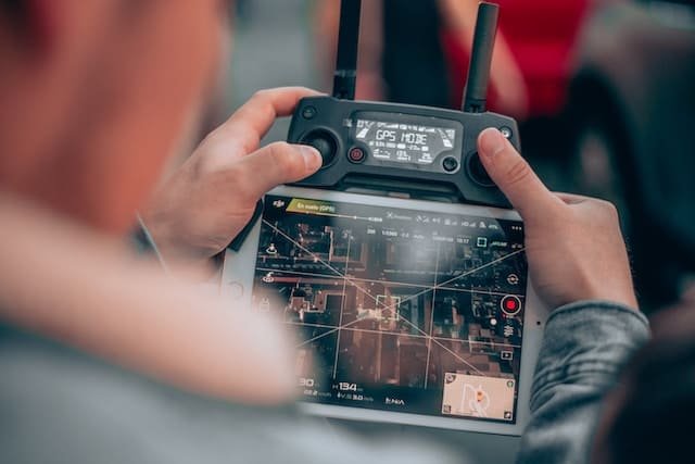 UAV control panel